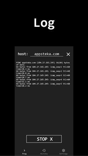 Ping Screen 2