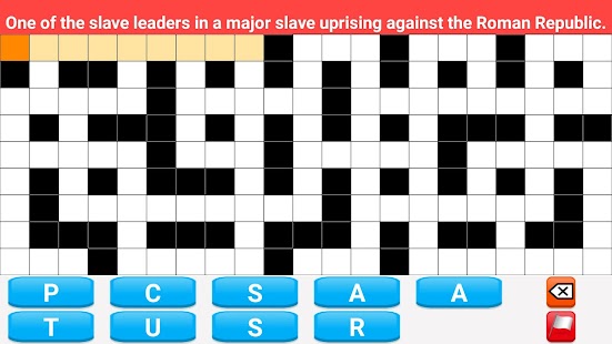 Crossword Puzzle Screenshot