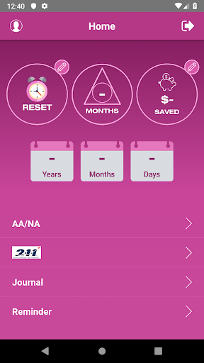 Recovery Tracker App Screen 2