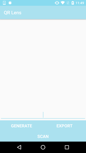 Android application QR Lens screenshort