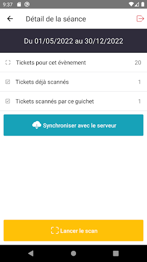 Android application Havai'in Guichet screenshort