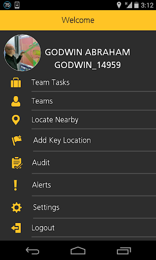 Android application FieldMaster Supervisor screenshort