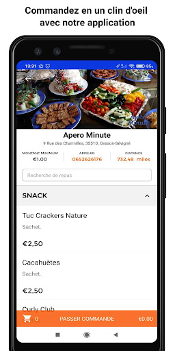 Android application Apéro Minute screenshort