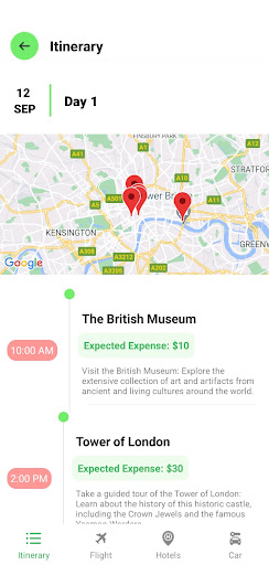 AI Travel™ Screen 3