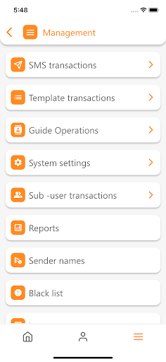 Android application VatanSMS | Bulk SMS with title screenshort