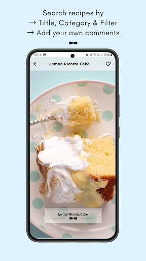 Love, Manuela The Baking APP Screen 3