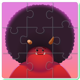 รูปไอคอน Kids Puzzles: Character Jigsaw