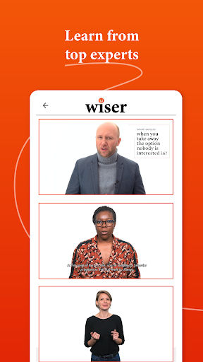 Android application WISER by The BVA Family screenshort