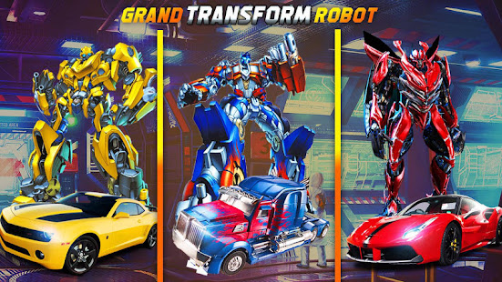 Flying Jet Robot Car Transform Games(圖2)-速報App