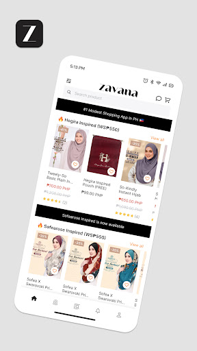 Android application Zavana - Modesti Shopping screenshort