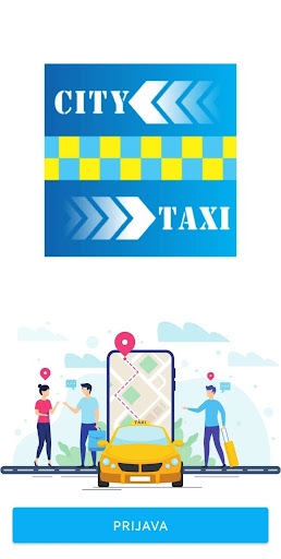 Android application City taxi Slovenija screenshort