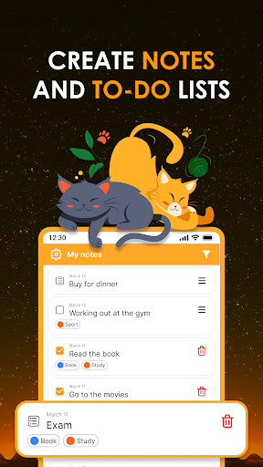 Android application My Notebook screenshort