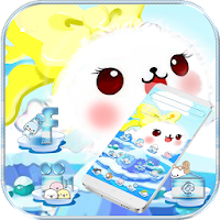 ふわふわシールテーマの壁紙 Fluffy Seal Theme Wallpaper Androidアプリ Applion