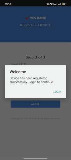 YES BizOnline Screen 3