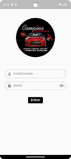 Android application Campina Rastreamento screenshort