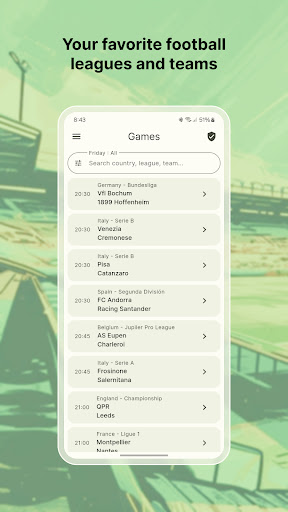 Android application AiWon Football Predictions screenshort