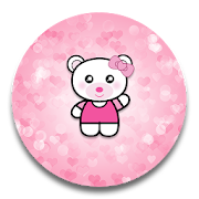 XP Theme Beauty Pink Bear