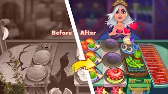 Game screenshot ハロウィンクッキングフィーバーシェフ apk download