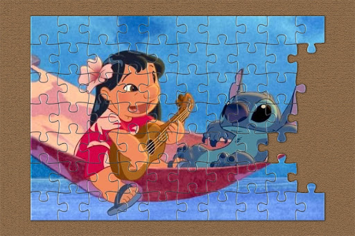 Screenshot of Cute Blue Koala Jigsaw Puzzle