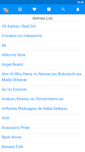 Android application Animes Chords screenshort