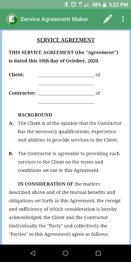Service Agreement Maker - v2.1.8