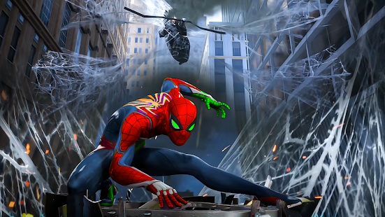 Spider Hero Rescue Mission 3D 1.0 APK + Mod (Unlimited money) إلى عن على ذكري المظهر