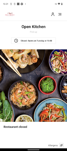 Android application Open Kitchen screenshort