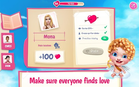 Love Kiss Cupid’s Mission v1.2.0 (Unlimited Everything) Free For Android 6