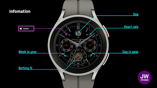 JW114 jwstudio watchface Screen 2