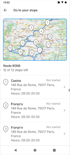 Vinted Go Driver Screen 2