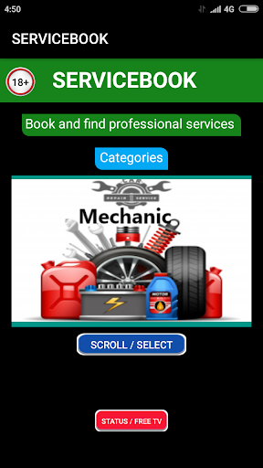 Servicebook Technology Screen 3