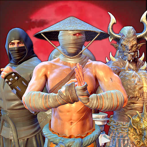 kung fu fighting karate game logo