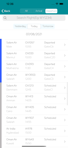 Oman Airports Screen 2