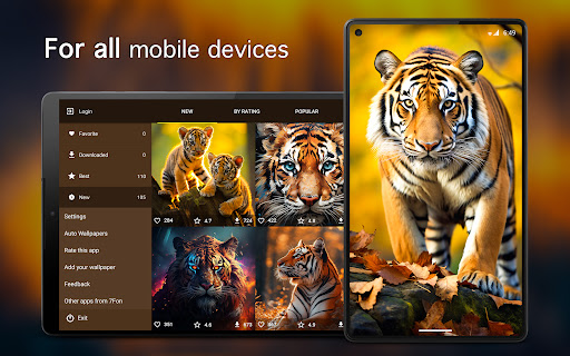 Screenshot of Tiger Wallpapers 4K