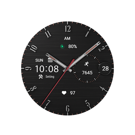 Simple Red For Wear OS logo