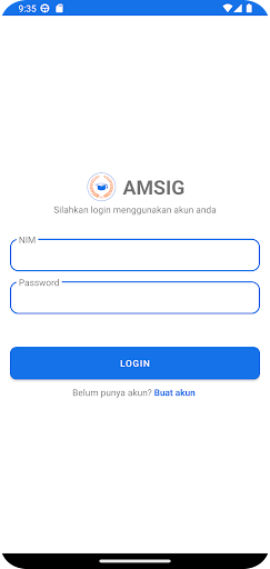Android application AMSIG screenshort