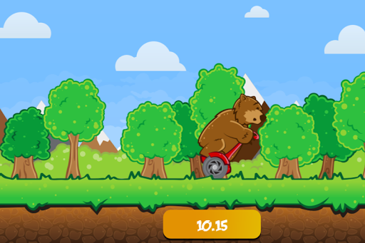 Bear On A Scooter Screen 3