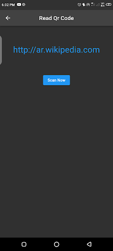 Android application Qr Code Scanner screenshort