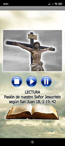 Android application Pasión de nuestro Señor screenshort