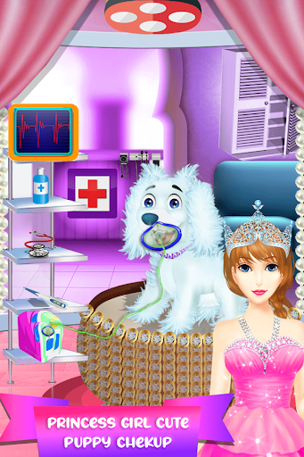 Android application Fluffy Puppy Pet Daycare Games screenshort
