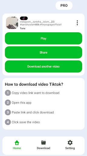 Tik Downloader Screenshot 2 - AppWisp.com
