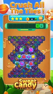 Sweet candy puzzle Triple match games Mod Apk app for Android 1