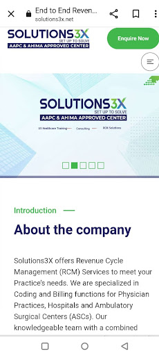 Android application Solutions Plus screenshort