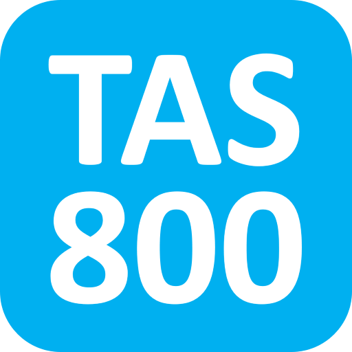 TAS800 logo