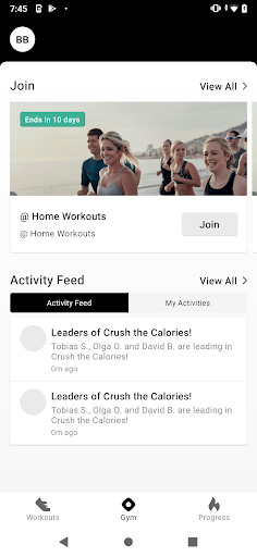 BLOCK Gym Screen 2