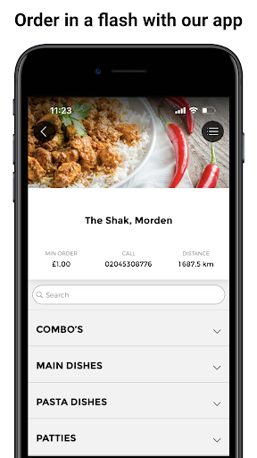 Android application The Shak, Morden App screenshort