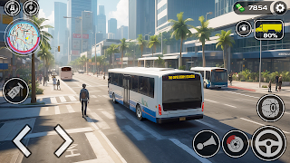 City Bus Simulator Road Trip - Screenshot 1