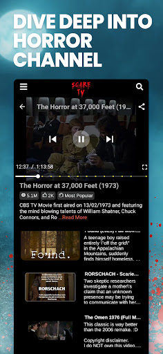 Screenshot of Scare TV