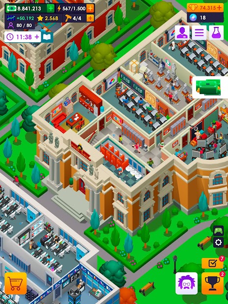Screenshot 13 University Empire Tycoon －Idle android