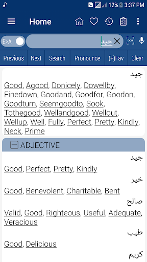 English Arabic Dictionary 8.3.2 Screenshots 2